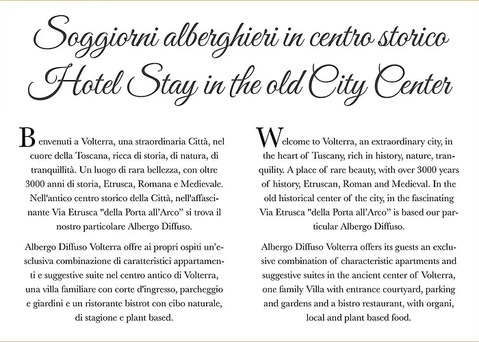 Diffuso Hotel Volterra
